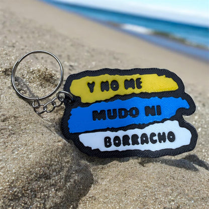 Llavero Canarias - Y no me mudo ni borracho