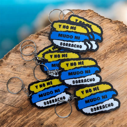 Llavero Canarias - Y no me mudo ni borracho