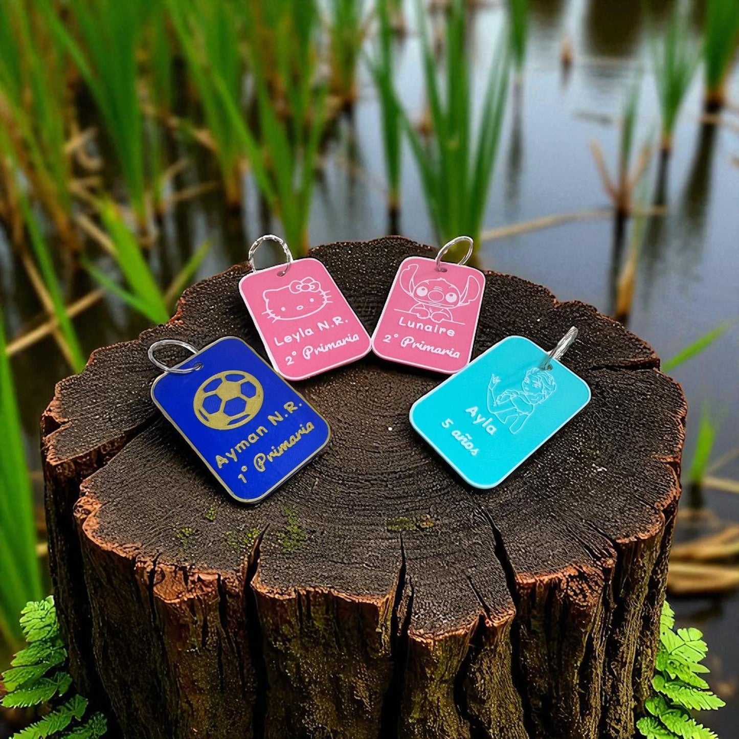 Placas de Identificación Personalizadas para Mochilas