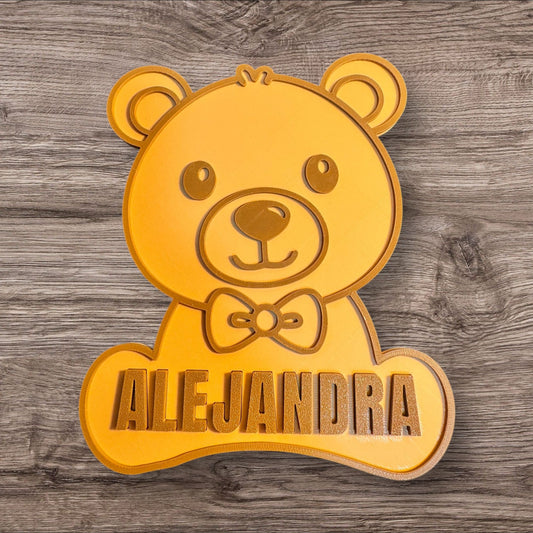 Puzle Silueta Personalizado con Nombre – Educativo y Divertido