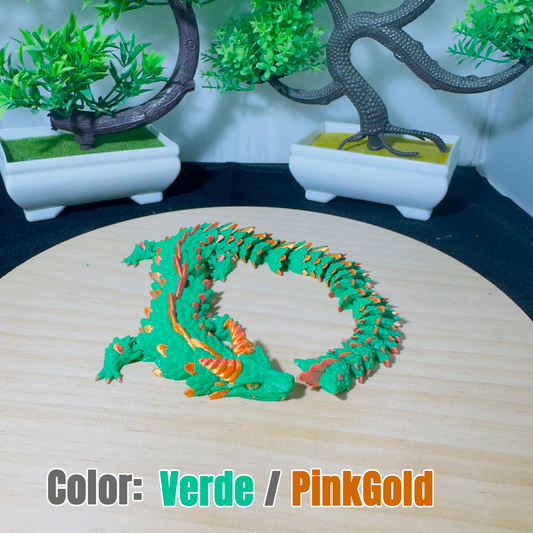 Dragón Articulado "Escamas Eternas" 34 cm.