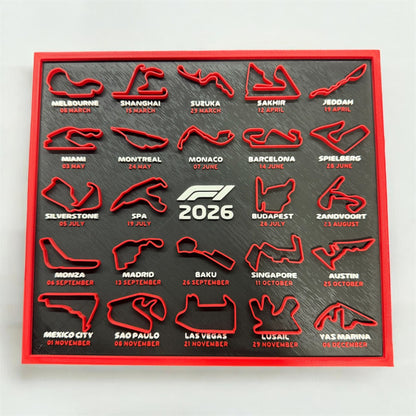Calendario Fórmula 1 2026 – Circuitos del Mundial