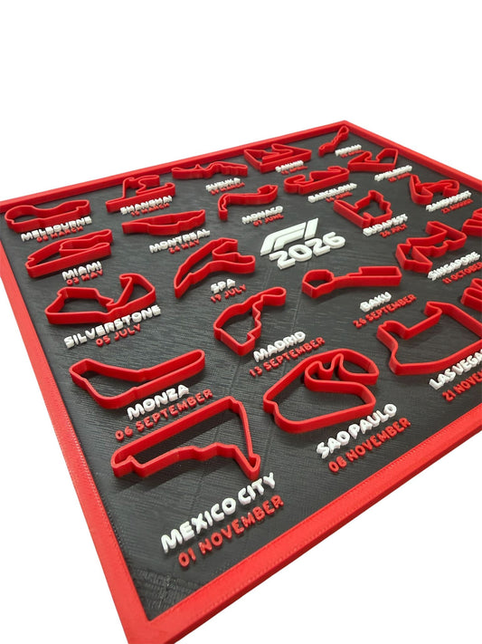 Calendario Fórmula 1 2026 – Circuitos del Mundial