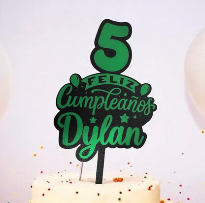 Topper de tarta personalizados