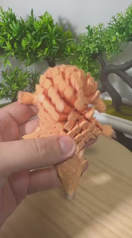 Pangolín Flexible - Juguete antiestrés y movimiento fluido